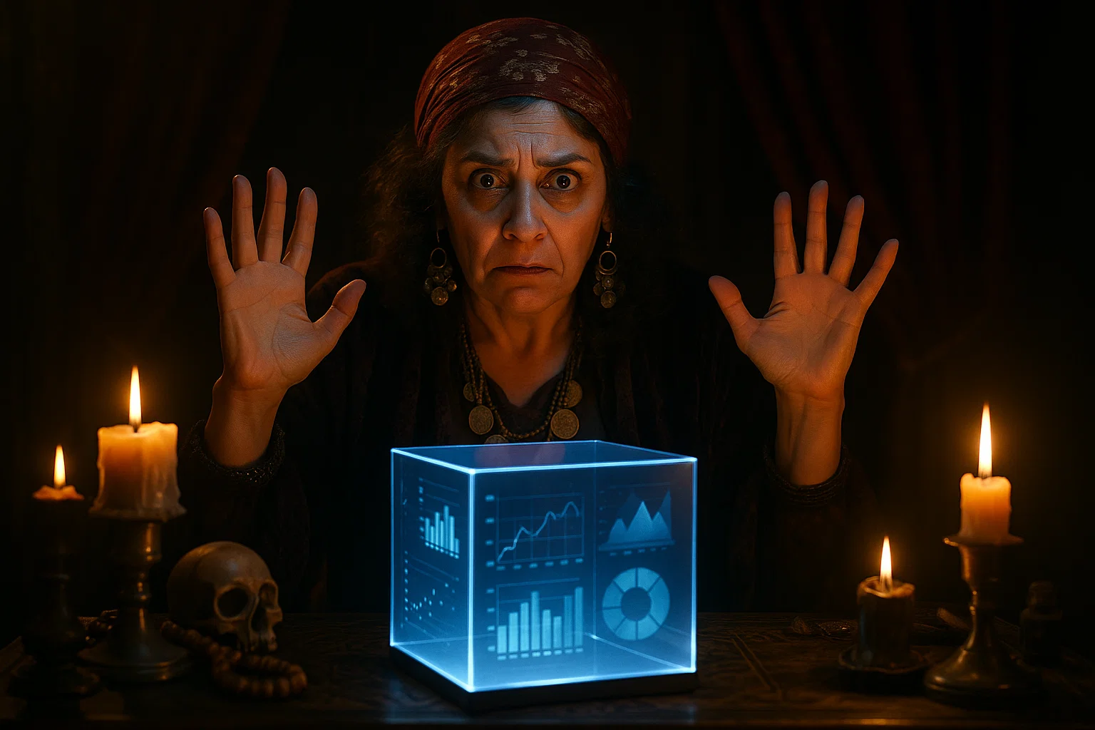 Fortune teller with data visualization